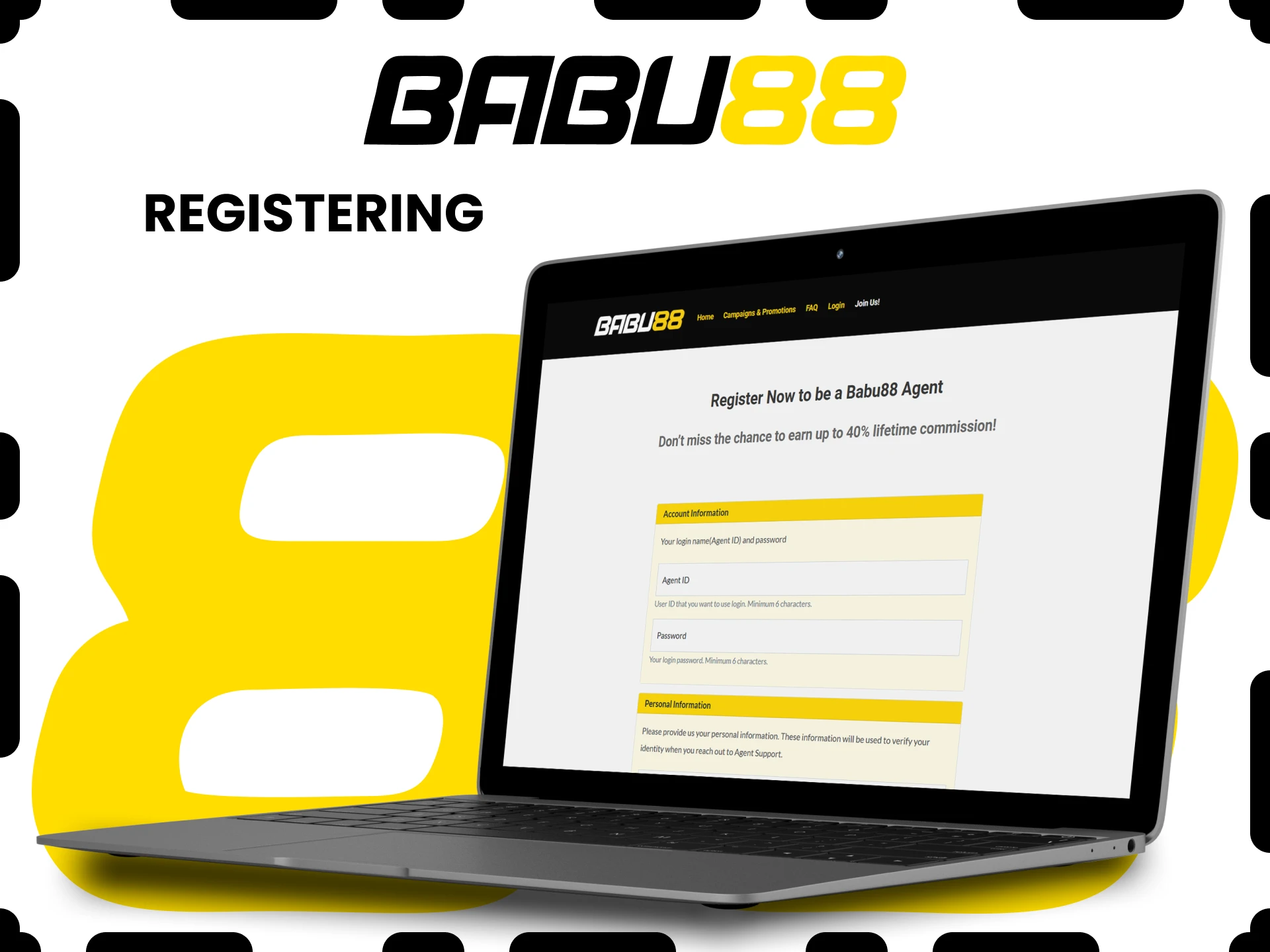 Register to participate in the Babu88 affiliate program.