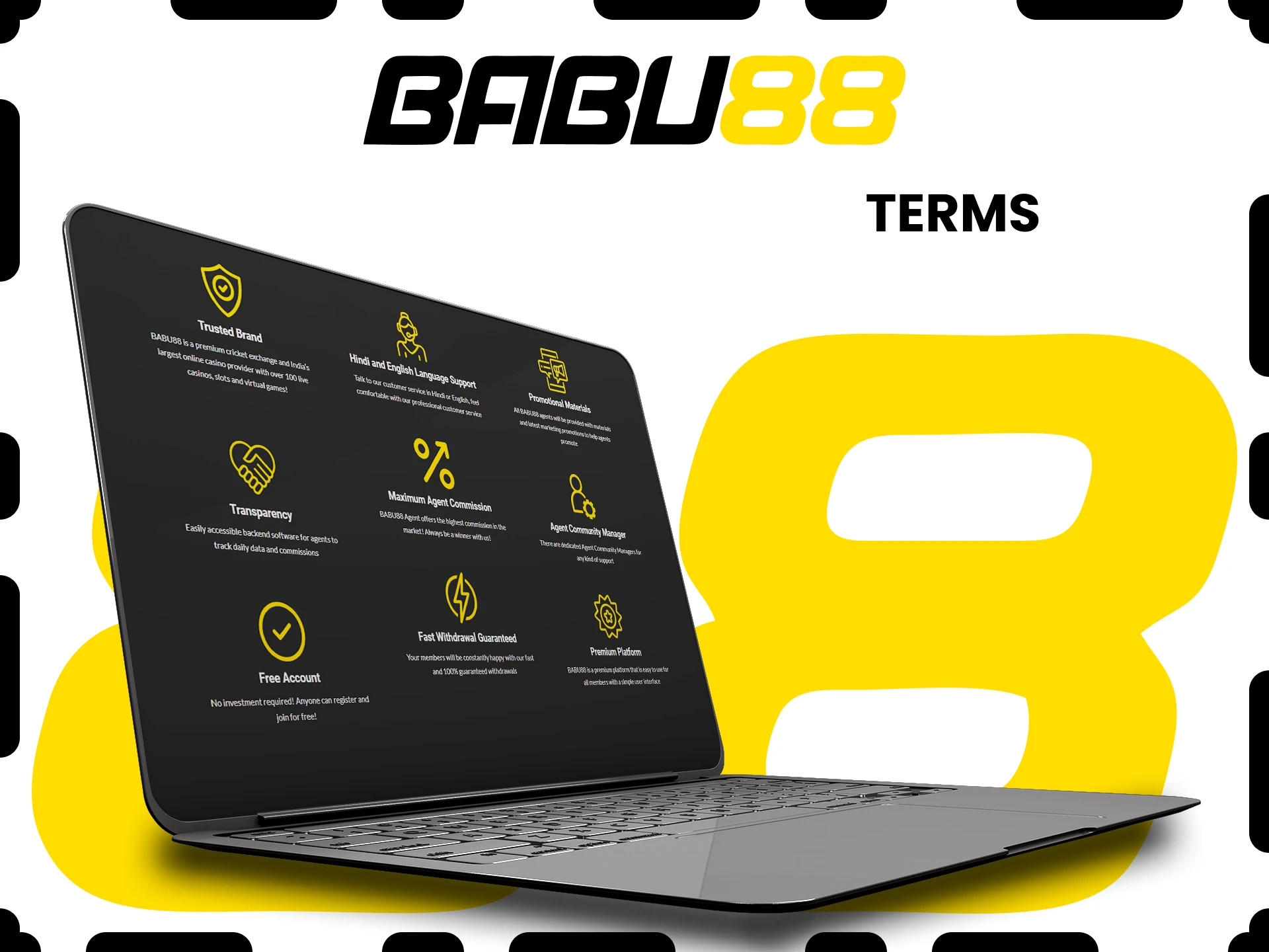 Learn the terms for the Babu88 affiliate program.