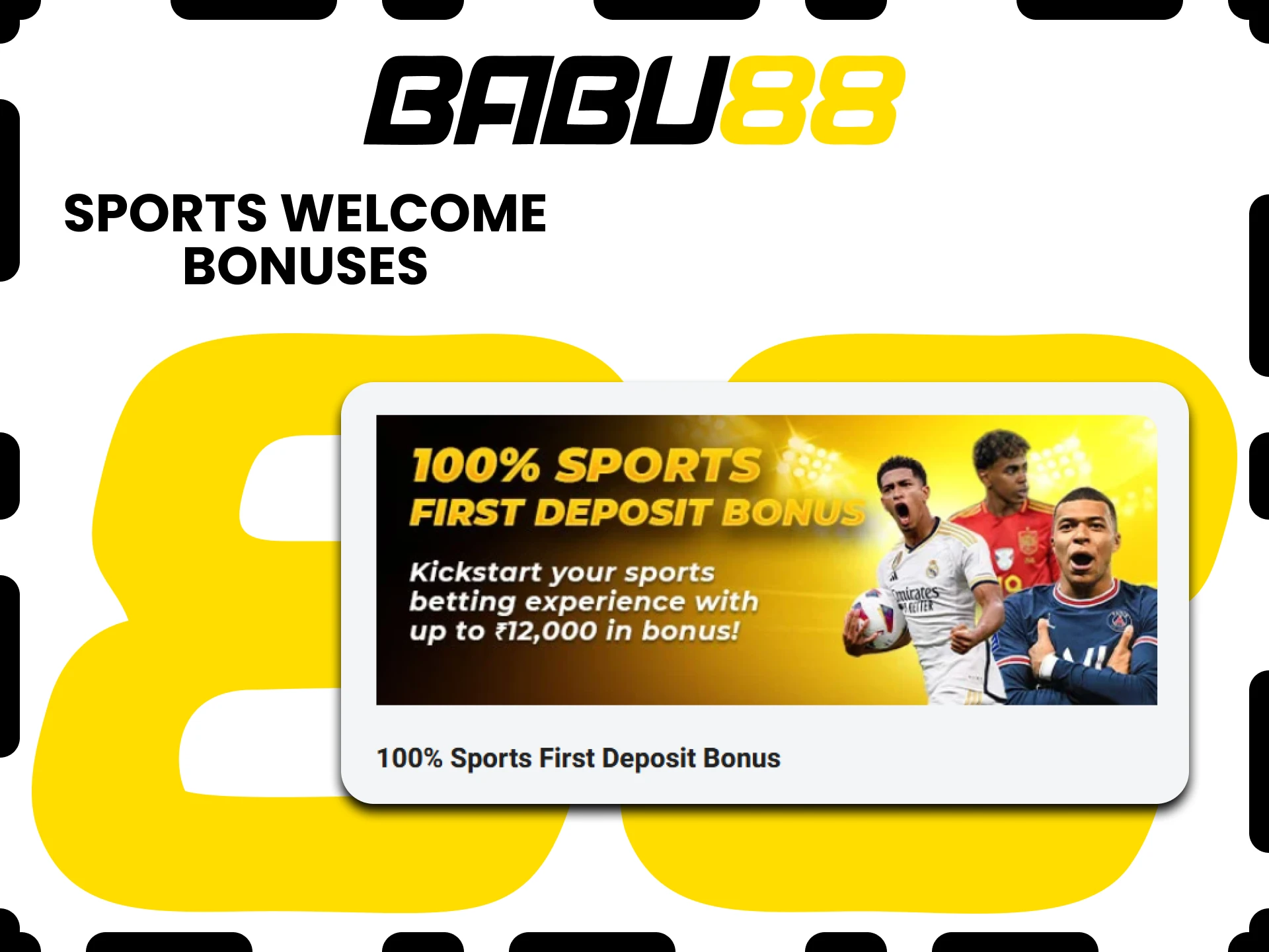 For sports, Babu88 gives a welcome bonus.