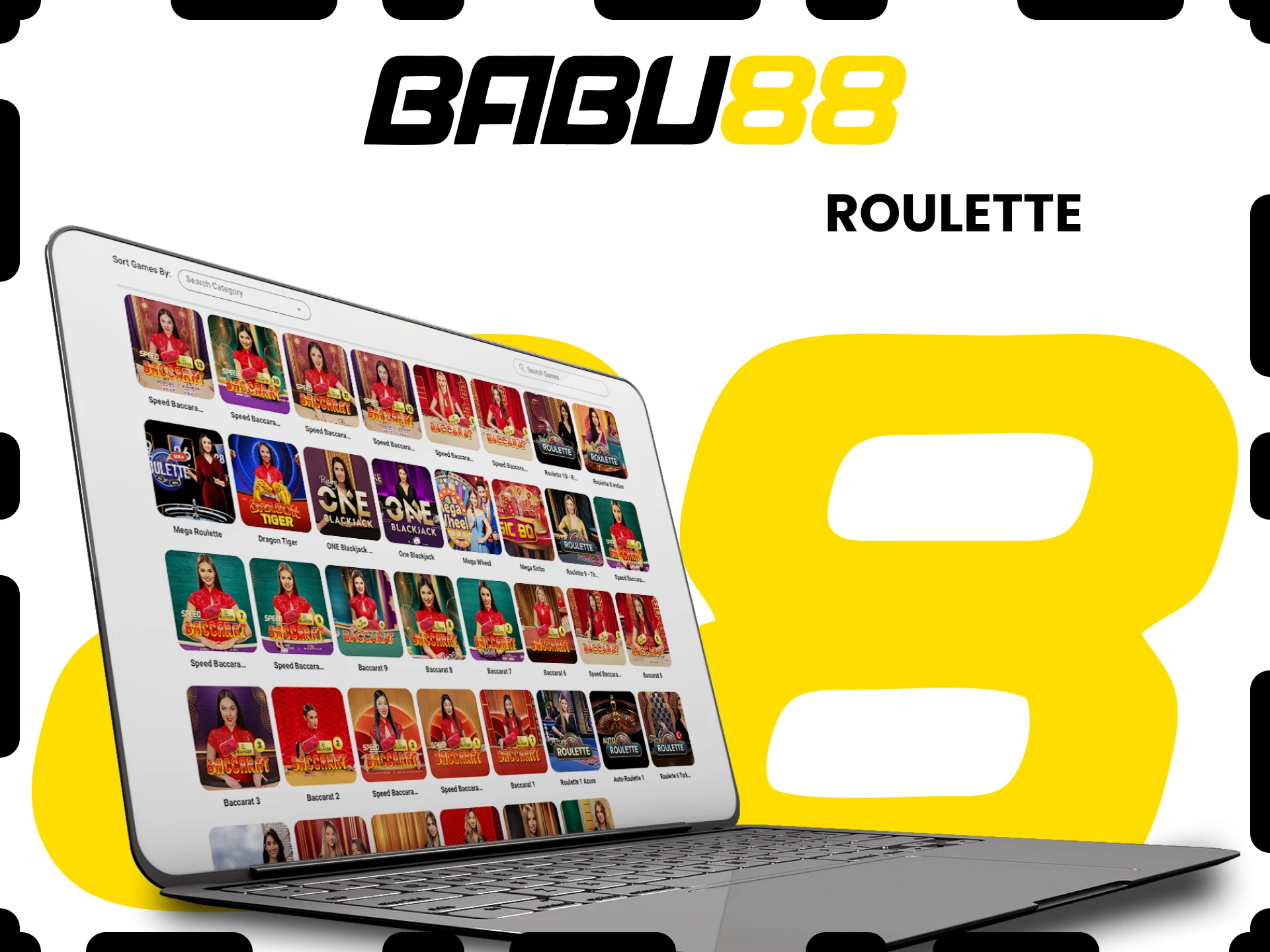 To play on Babu88, choose roulette.