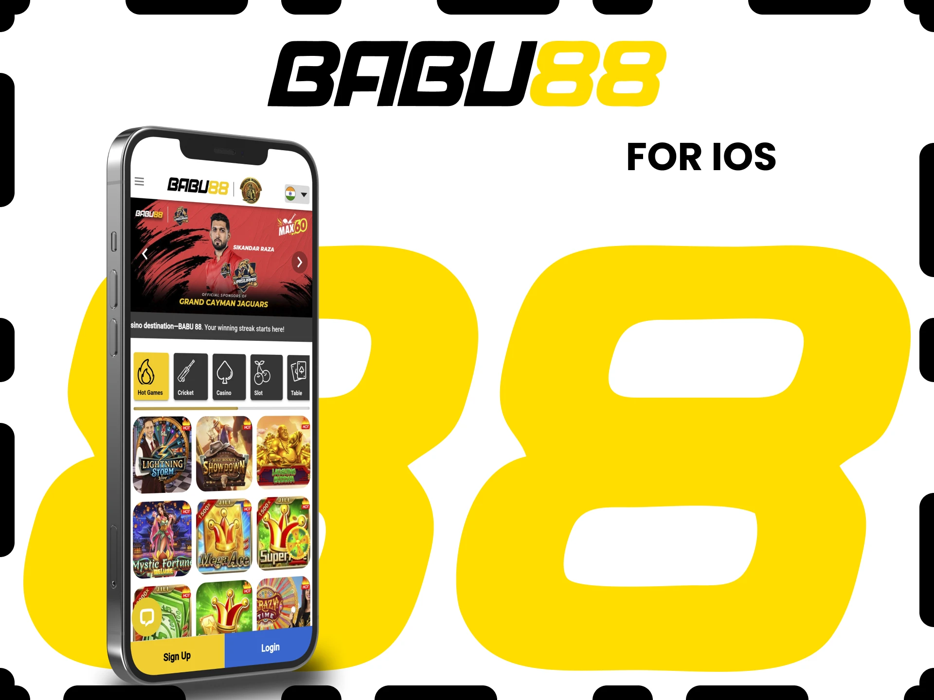 Download the Babu88 app for iOS.