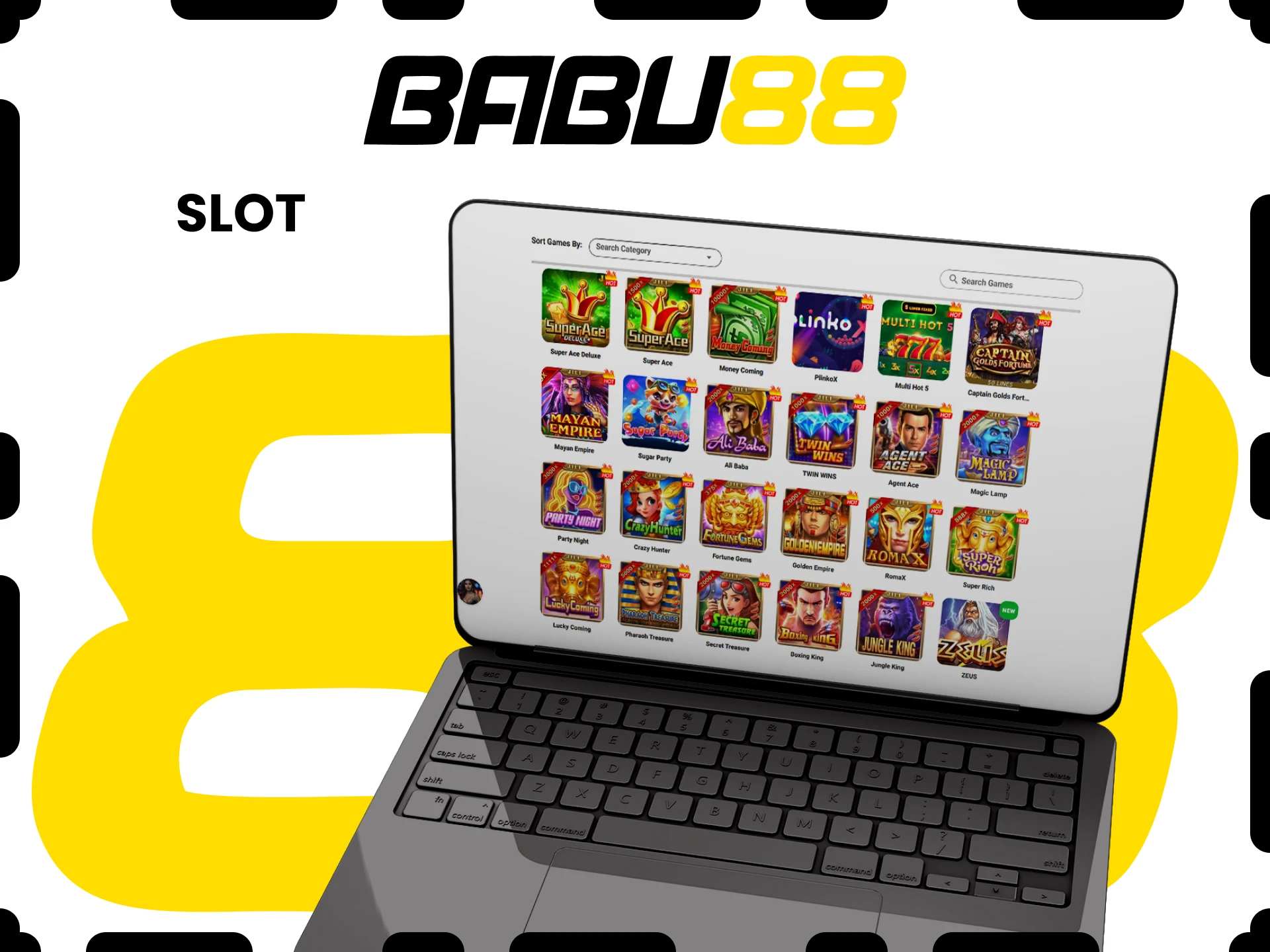 Visit the slot games section at Babu88.