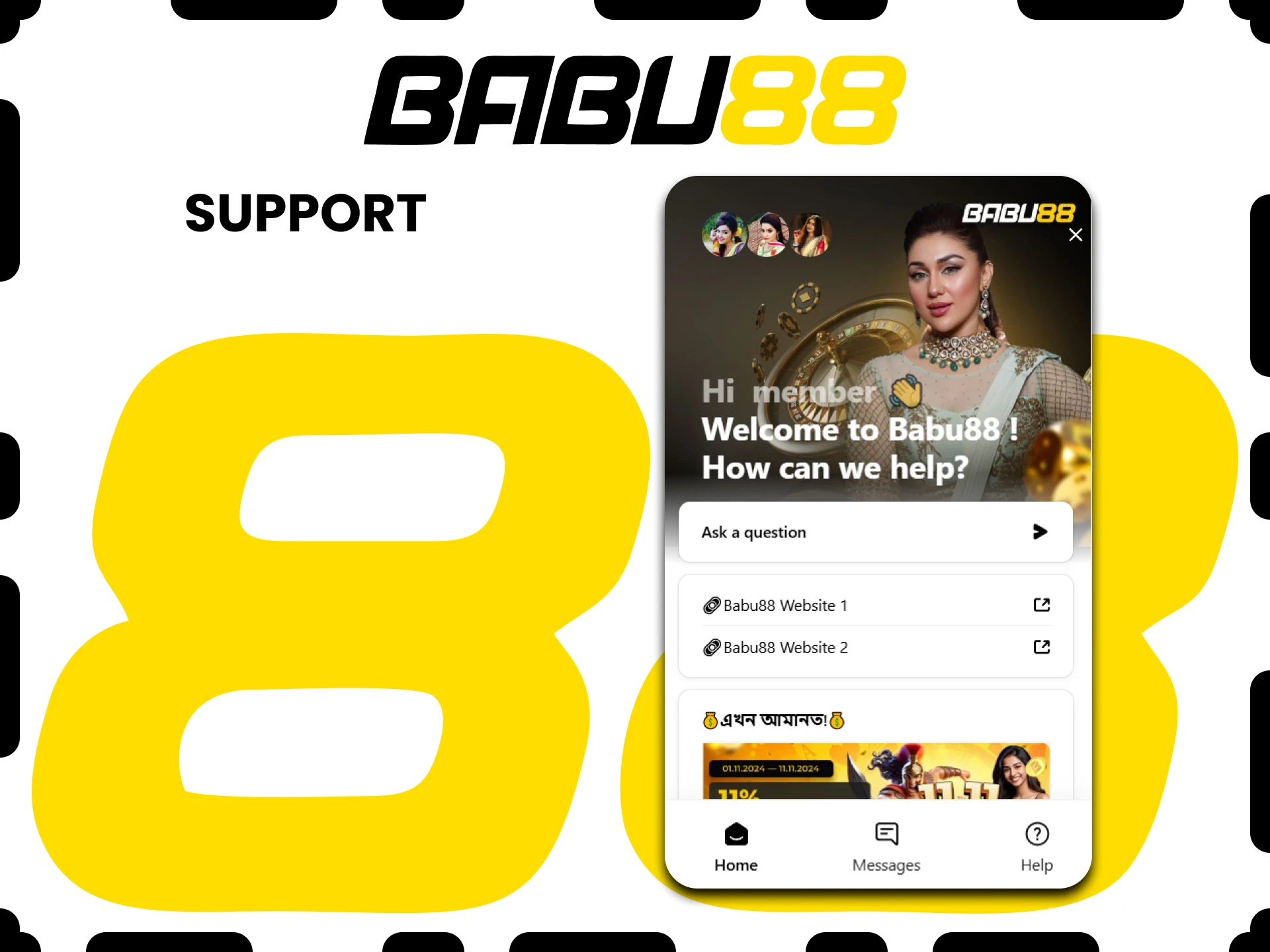 If you have any questions, please contact Babu88 website support.