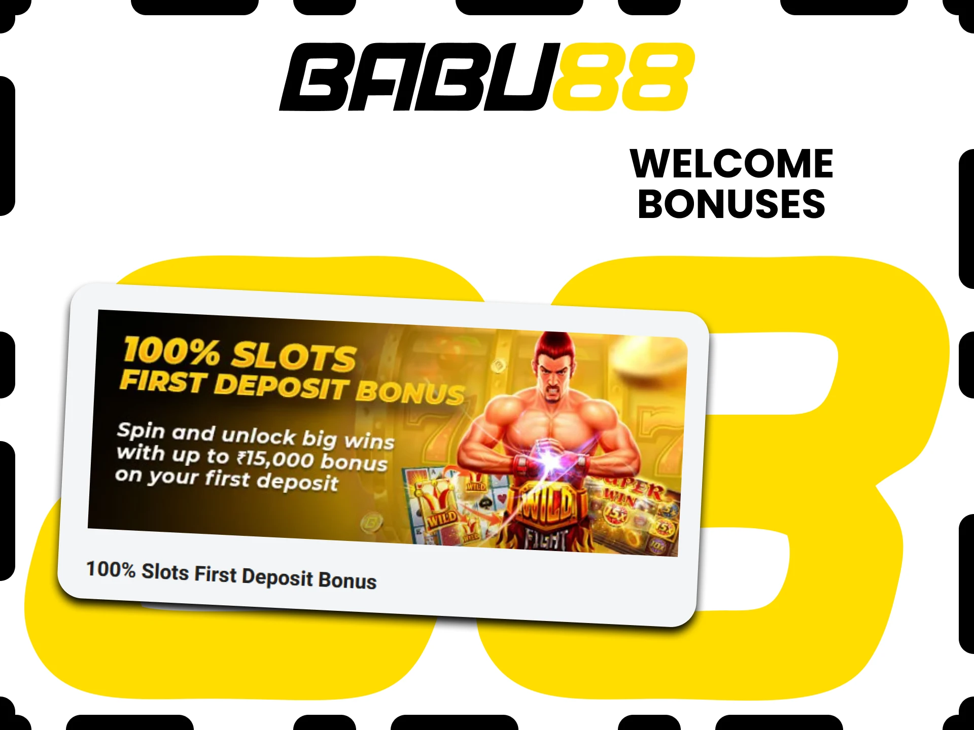 Claim your welcome bonus for slots from Babu88.