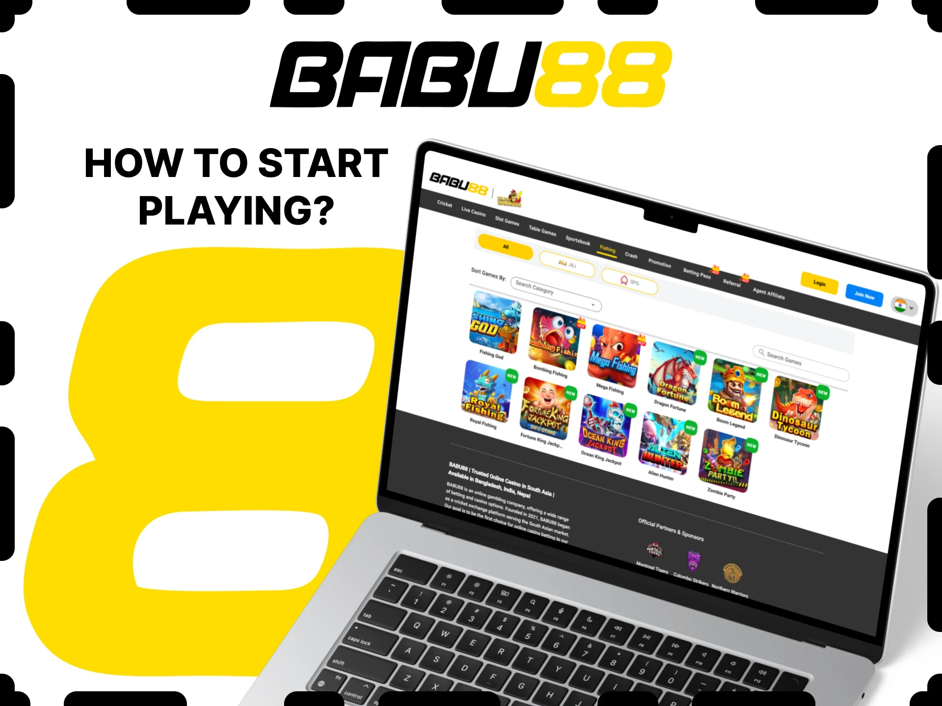 Enter the fishing games section and play games at Babu88.