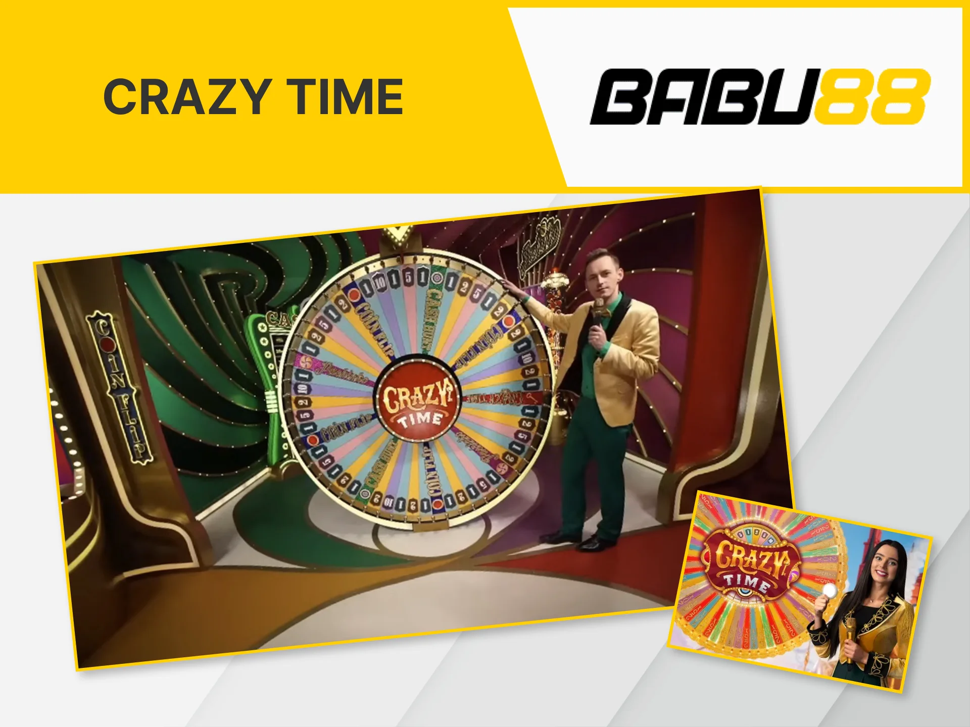 Try your luck at Crazy Time on the Babu88 website and app.