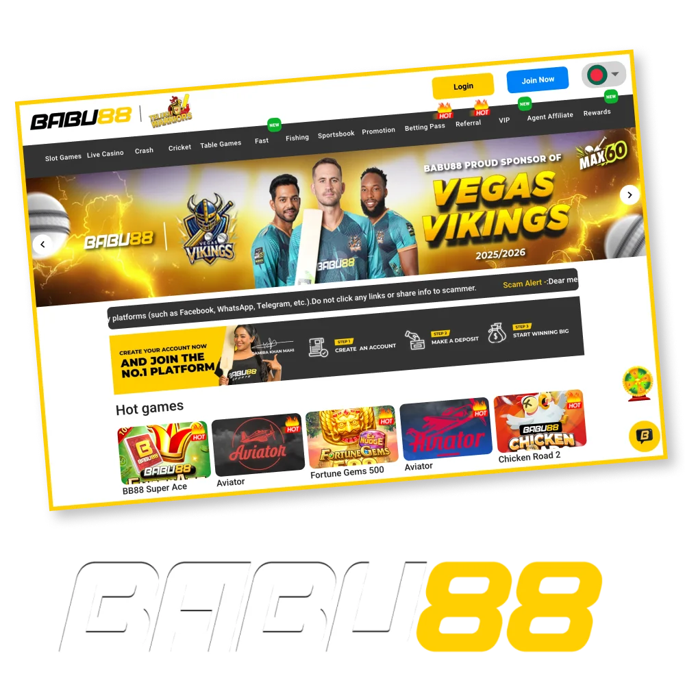 Try your hand at sports betting and casino games at Babu88.