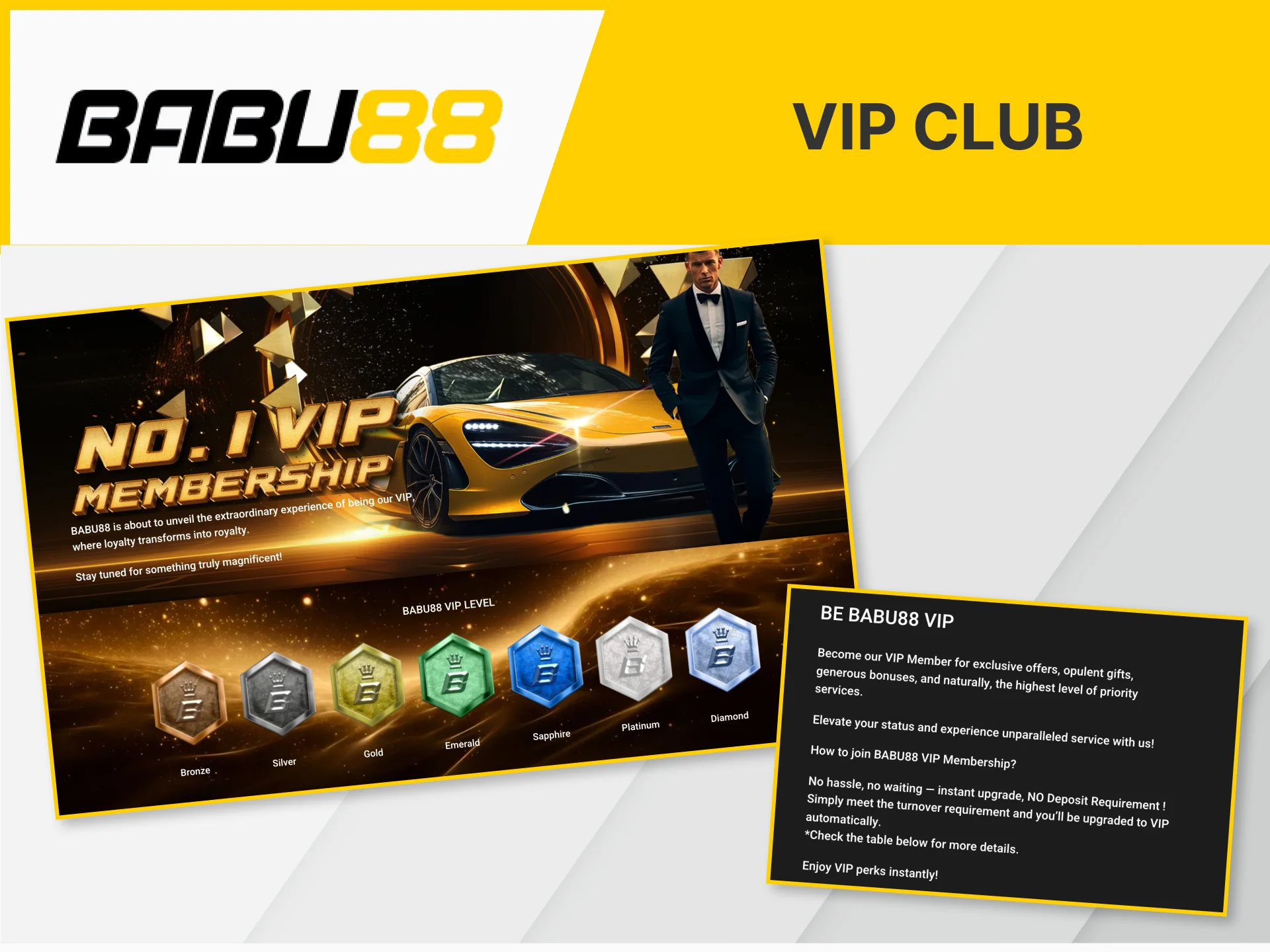 Find out all the privileges of Babu88 premium.