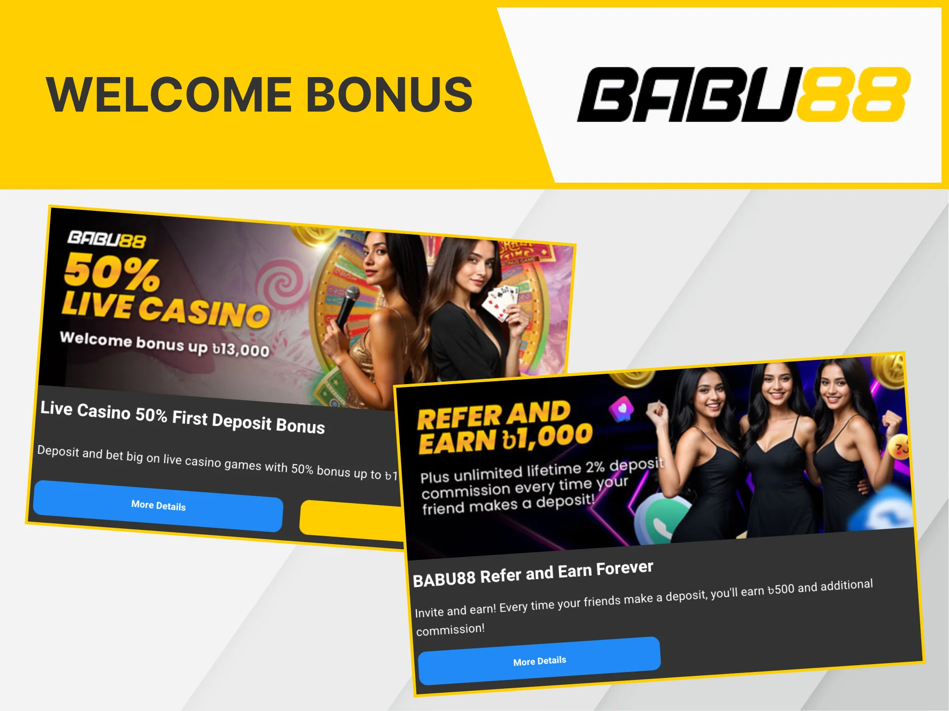 Get the best table game bonuses at Babu88 Casino.